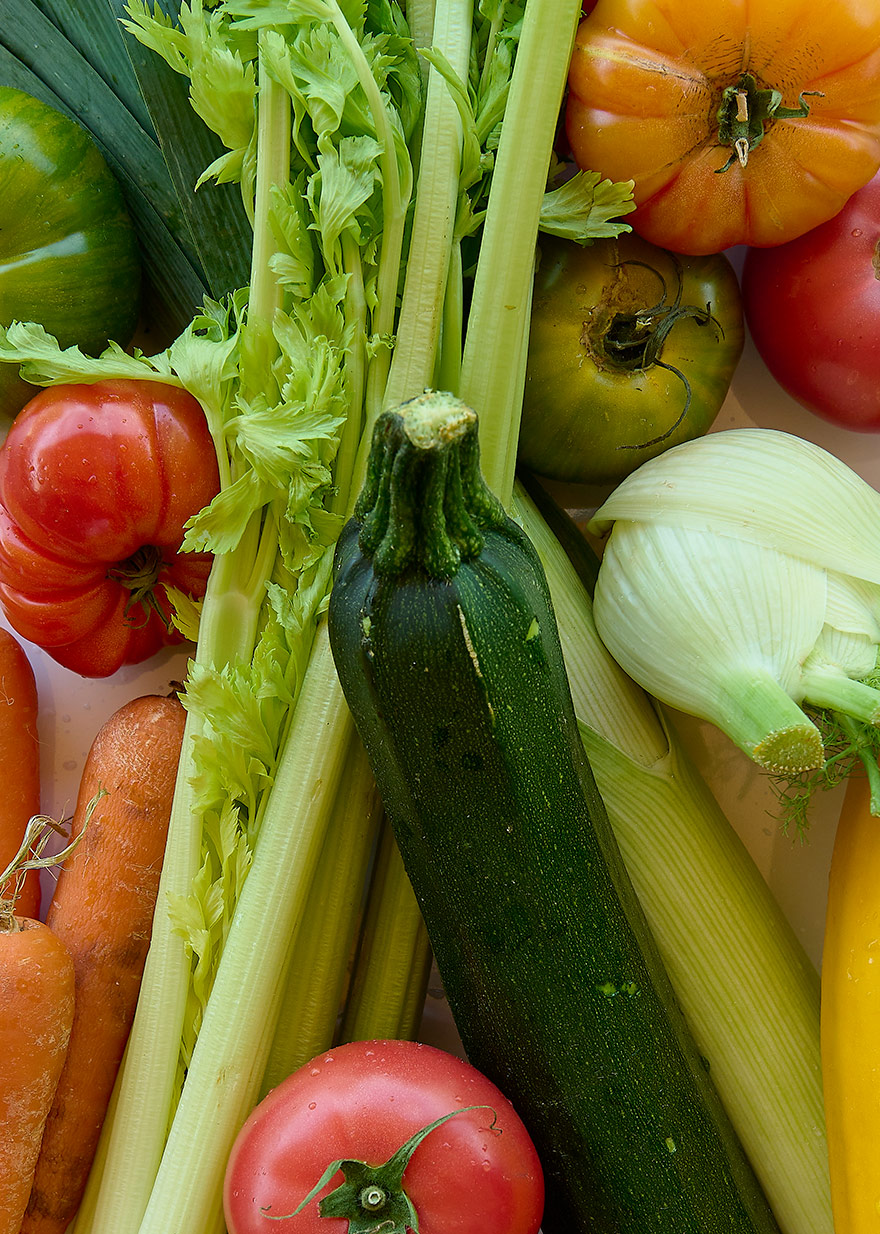 regionales Gemüse, Restaurant Le Clou Neuenegg